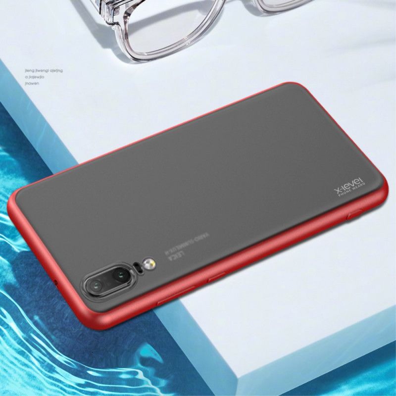 Hoesje Huawei P20 Rood X-Level Ultrafijn Mat