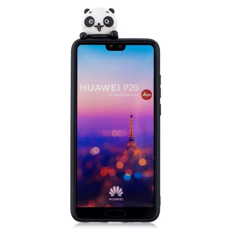 Hoesje Huawei P20 Telefoonhoesje 3D Chuba Panda