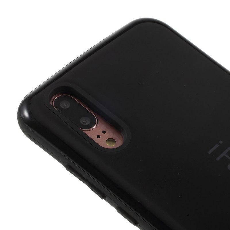 Hoesje Huawei P20 Wit Zwart Iface Winkelcentrum Flitsend