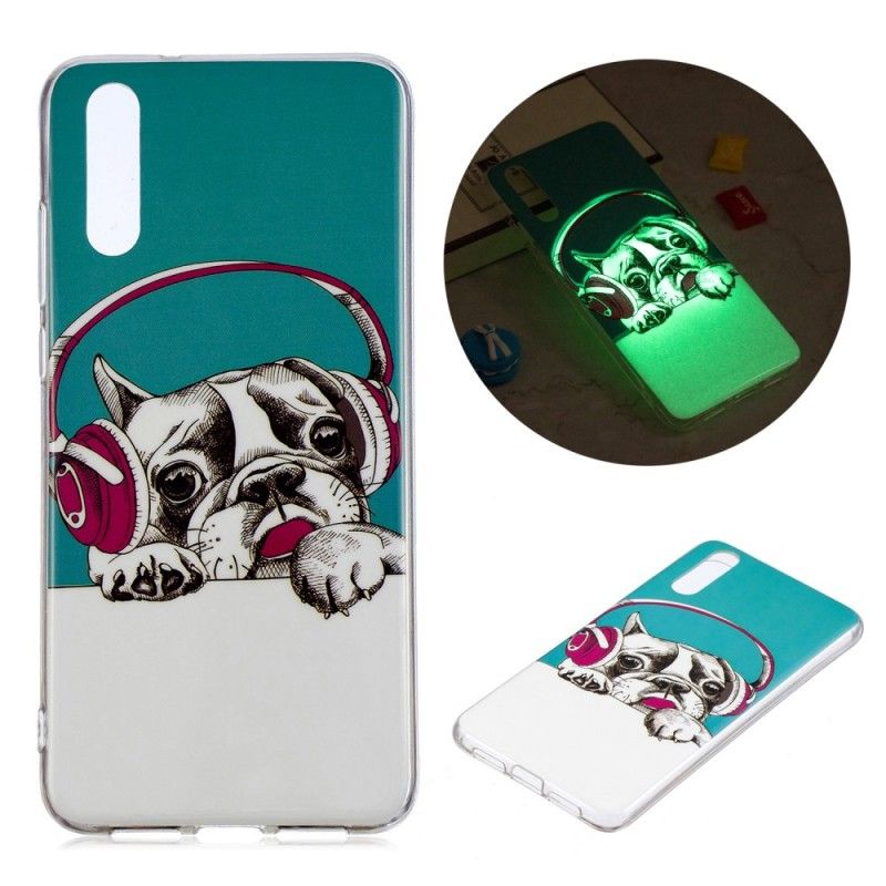 Hoesje voor Huawei P20 Fluorescerende Hond