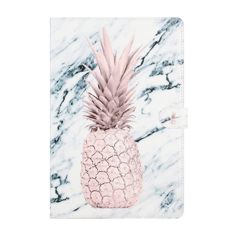 Leren Hoesje voor Samsung Galaxy Tab S7 Plus Ananas