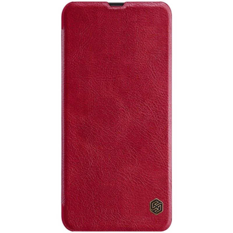 Folio-hoesje voor Samsung Galaxy A30 Bruin Rood Nillkin Qin-Reeks