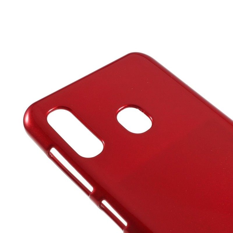 Hoesje Samsung Galaxy A30 Magenta Rood Flitsend Goospery Metal Effect