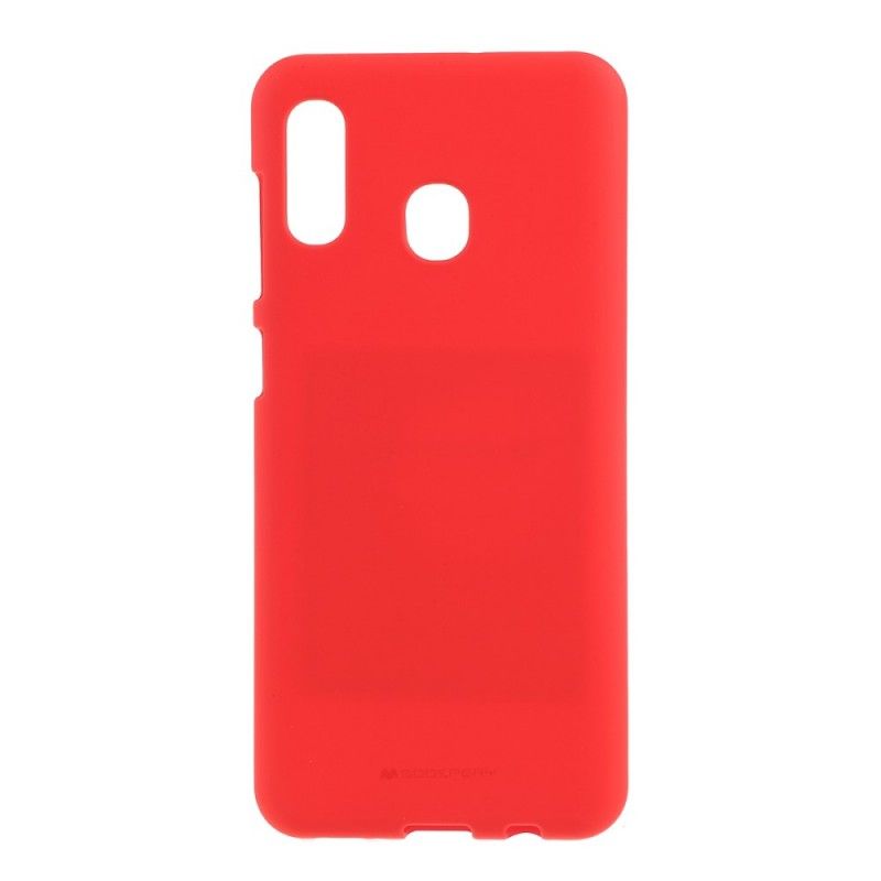 Hoesje Samsung Galaxy A30 Rood Zwart Mate Premium Kwik