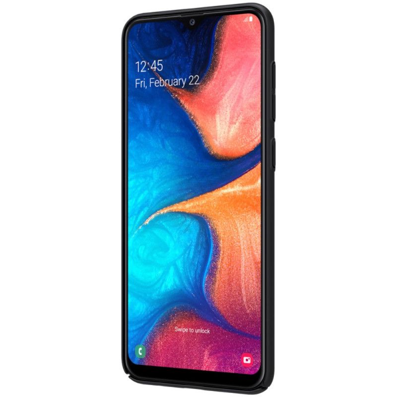 Hoesje voor Samsung Galaxy A30 Wit Zwart Stijve Frosted Nillkin