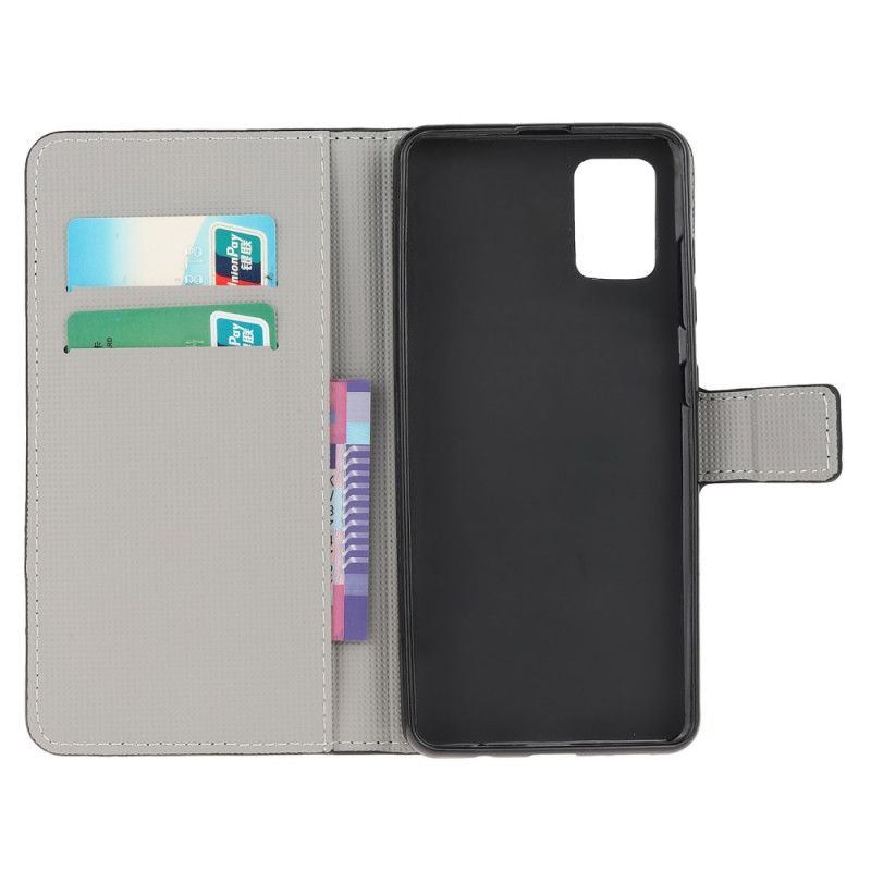 Flip Case Leren Xiaomi Redmi Note 10 / Note 10S Melkwegontwerp