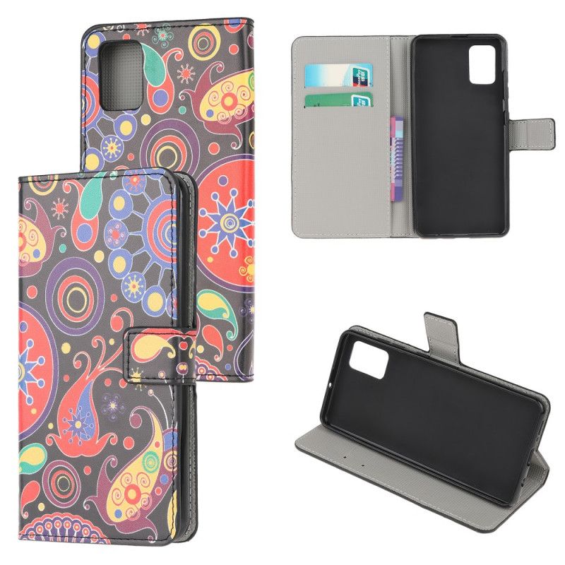 Flip Case Leren Xiaomi Redmi Note 10 / Note 10S Melkwegontwerp