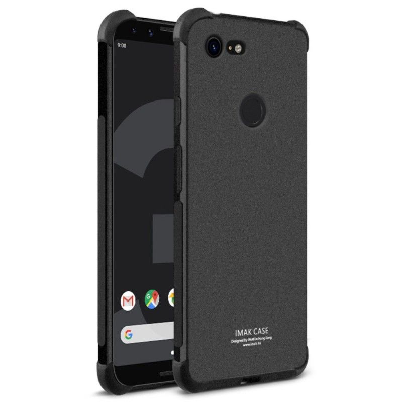 Hoesje voor Google Pixel 3 Transparant Grijs Imak Huidgevoel