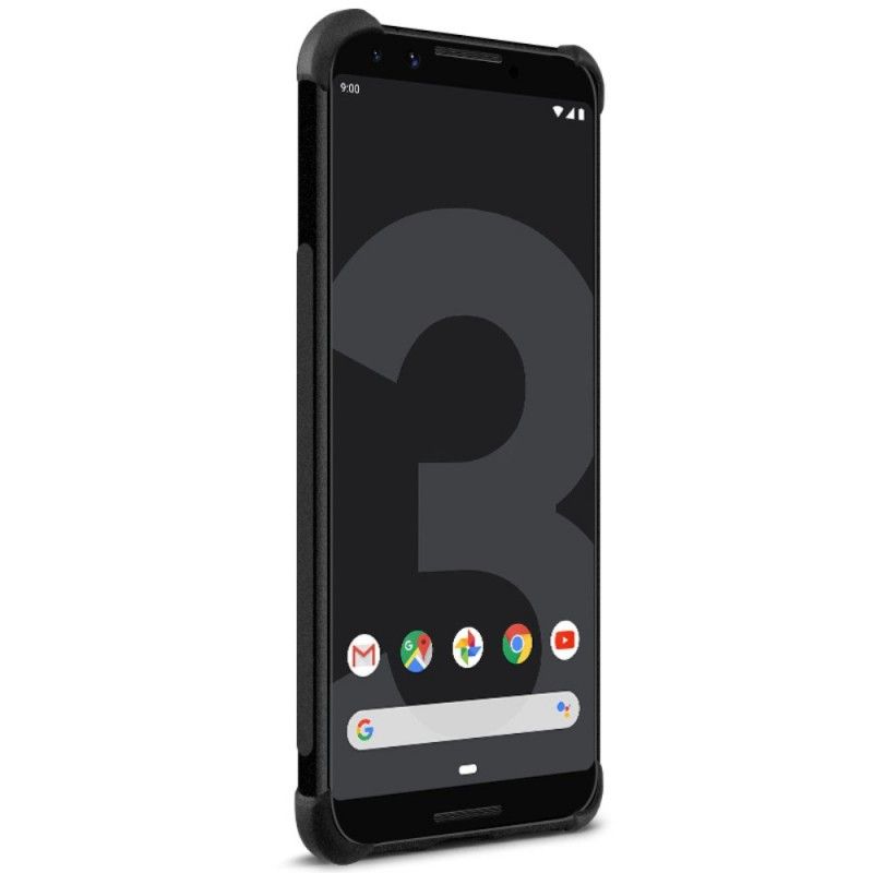 Hoesje voor Google Pixel 3 Transparant Grijs Imak Huidgevoel