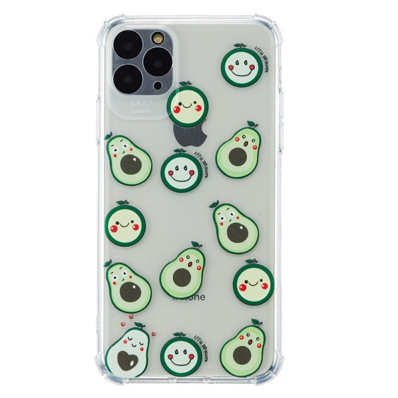 Case Hoesje iPhone 11 Telefoonhoesje Avocado-Siliconen