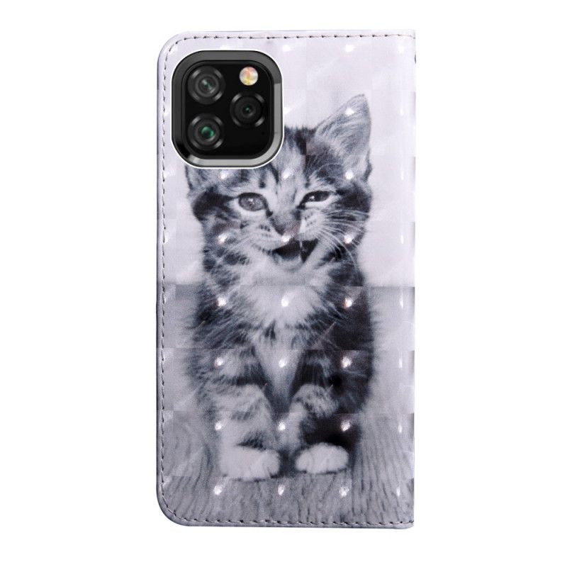 Cover Folio-hoesje iPhone 11 Telefoonhoesje Negeer Het Kitten