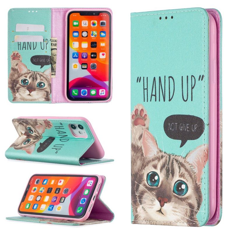 Folio-hoesje voor iPhone 11 Hand Omhoog