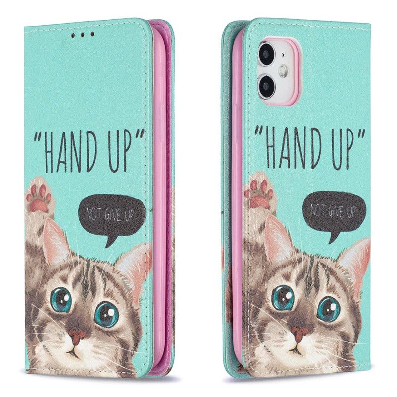 Folio-hoesje voor iPhone 11 Hand Omhoog