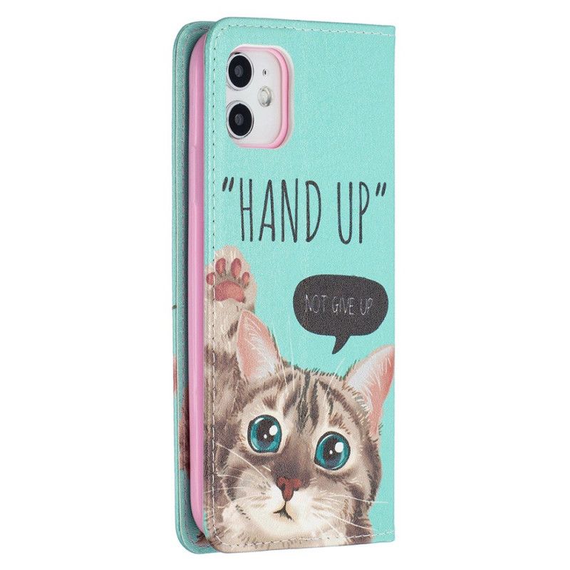 Folio-hoesje voor iPhone 11 Hand Omhoog