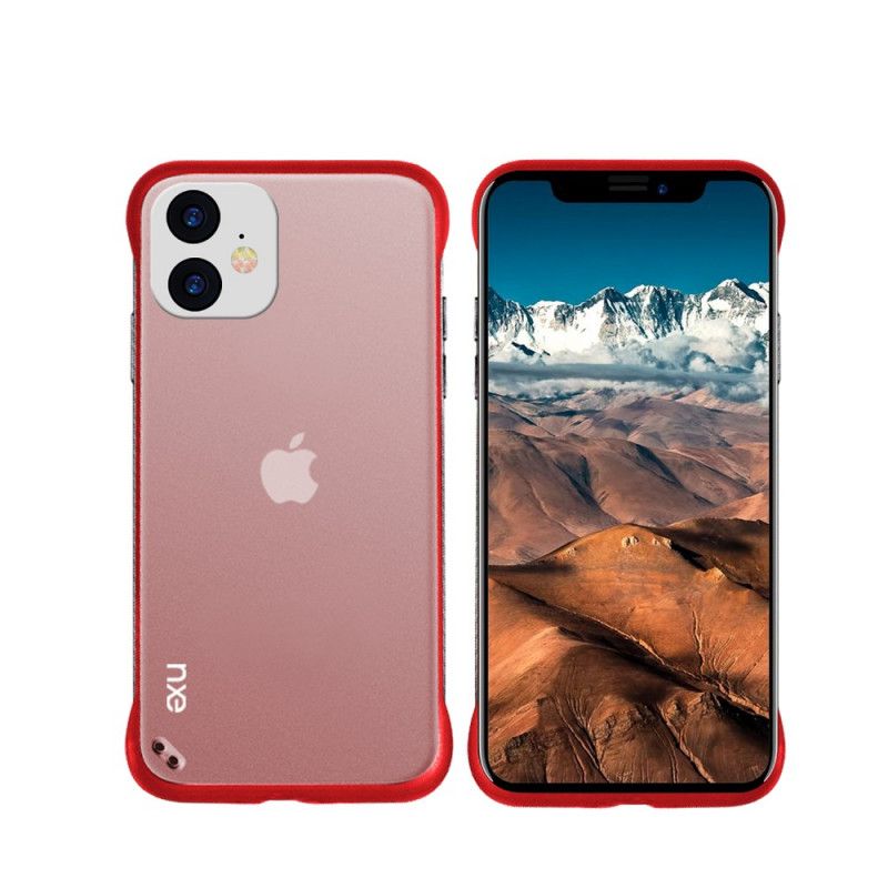 Hoesje iPhone 11 Geel Nxe Serie Helder Mat