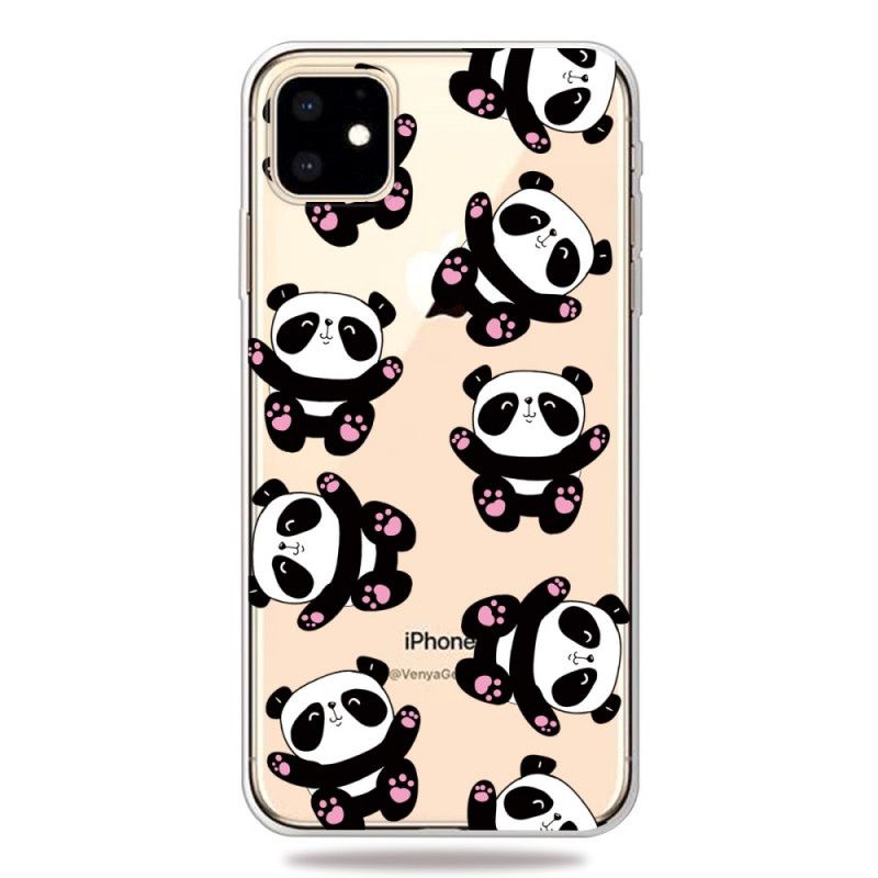 Hoesje iPhone 11 Leuke Panda'S