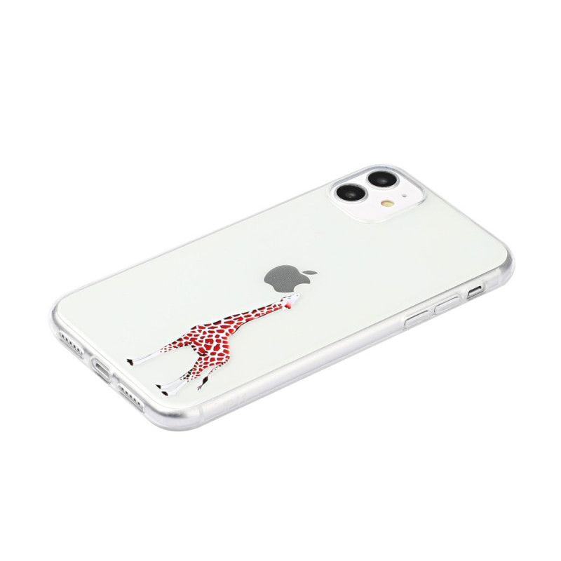 Hoesje iPhone 11 Logo Giraffen Spellen