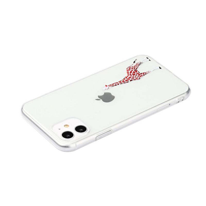 Hoesje iPhone 11 Logo Giraffen Spellen