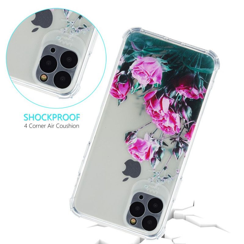 Hoesje iPhone 11 Siliconen Bloemen