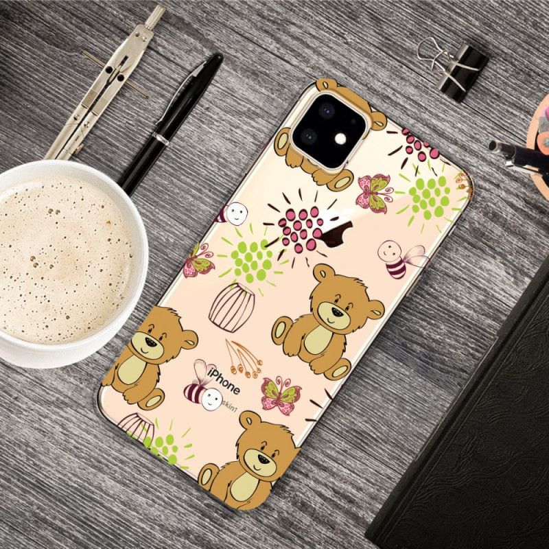 Hoesje iPhone 11 Top Teddyberen