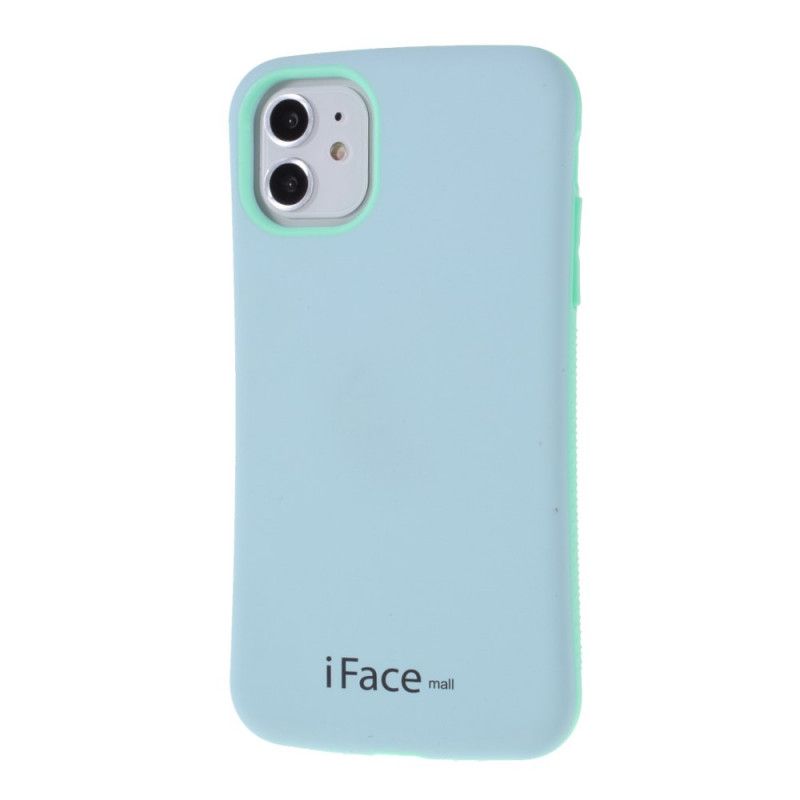 Hoesje voor iPhone 11 Donkerblauw Geel Iface Mall Macaron-Serie