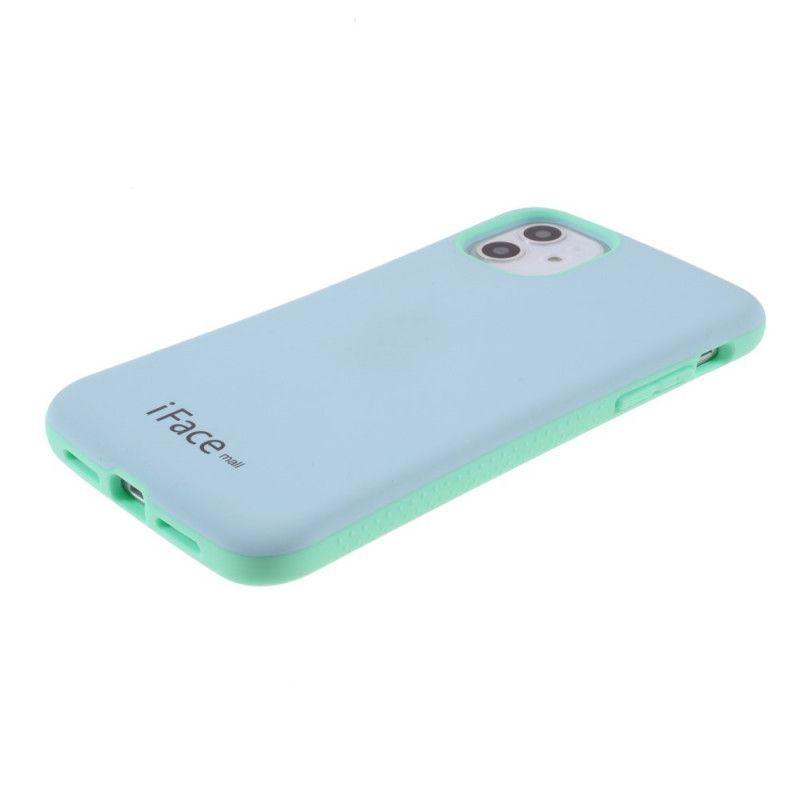 Hoesje voor iPhone 11 Donkerblauw Geel Iface Mall Macaron-Serie