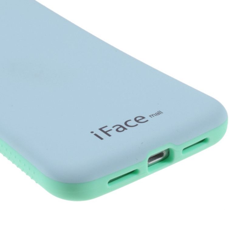 Hoesje voor iPhone 11 Donkerblauw Geel Iface Mall Macaron-Serie