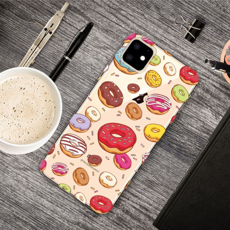 Hoesje voor iPhone 11 Hou Van Donuts