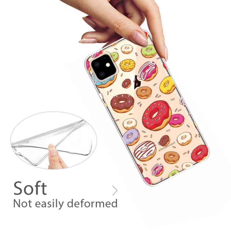 Hoesje voor iPhone 11 Hou Van Donuts