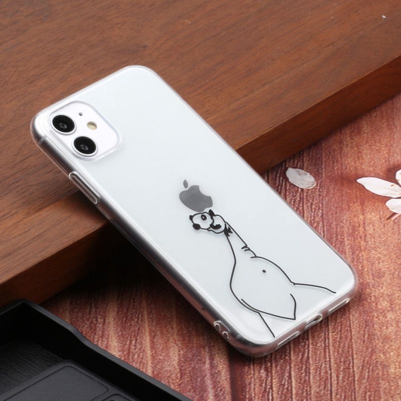 Hoesje voor iPhone 11 Logospellen Met Panda En Olifant