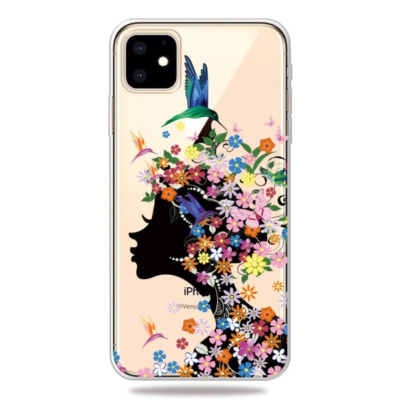 Hoesje voor iPhone 11 Mooi Bloemhoofdje