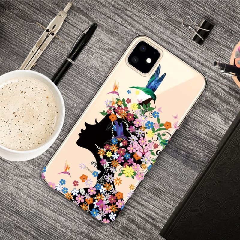 Hoesje voor iPhone 11 Mooi Bloemhoofdje