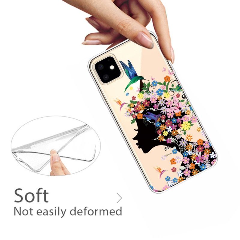 Hoesje voor iPhone 11 Mooi Bloemhoofdje