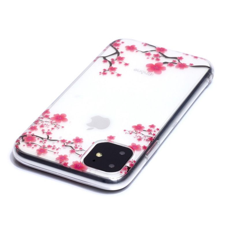 Hoesje voor iPhone 11 Transparant Bloeiende Boom