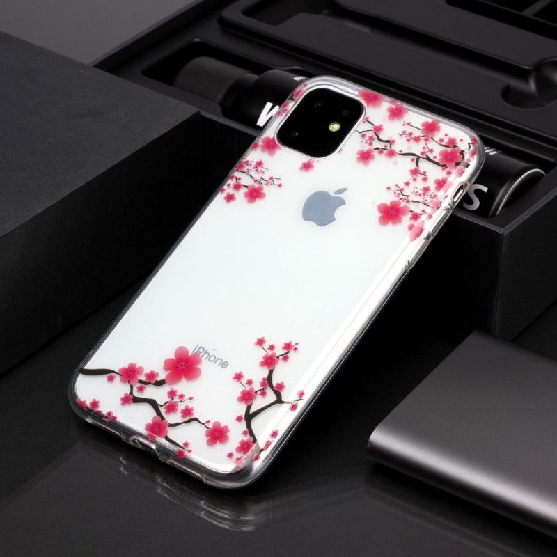 Hoesje voor iPhone 11 Transparant Bloeiende Boom