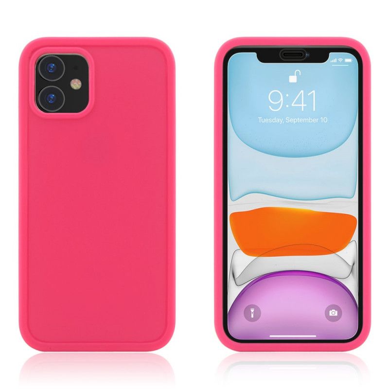 Hoesje voor iPhone 11 Wit Zwart Waterbestendig