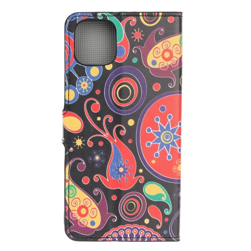 Leren Hoesje iPhone 11 Melkwegontwerp