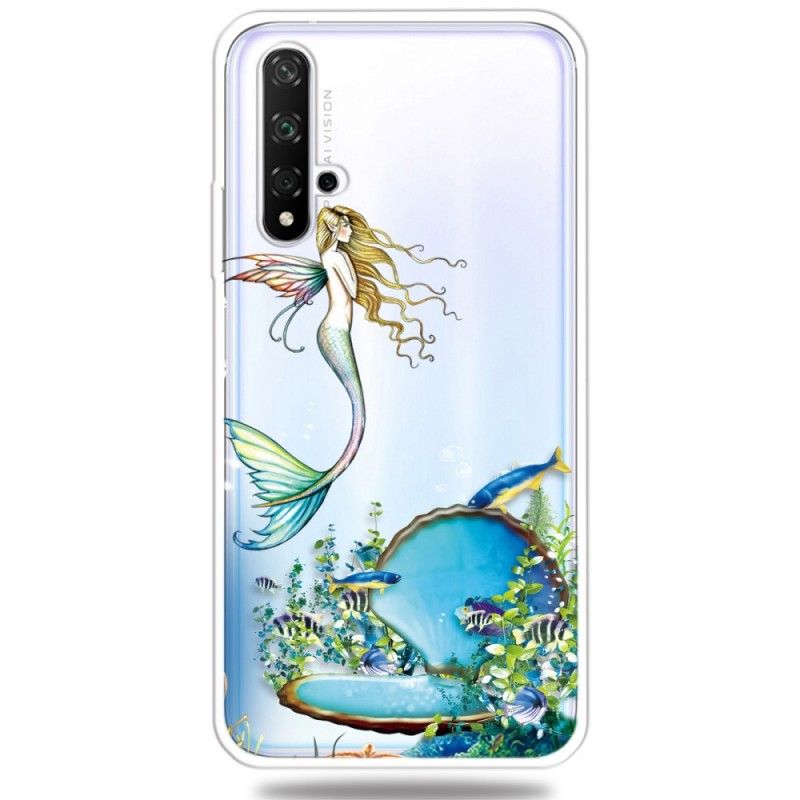 Case Hoesje Honor 20 Telefoonhoesje Blauwe Sirene