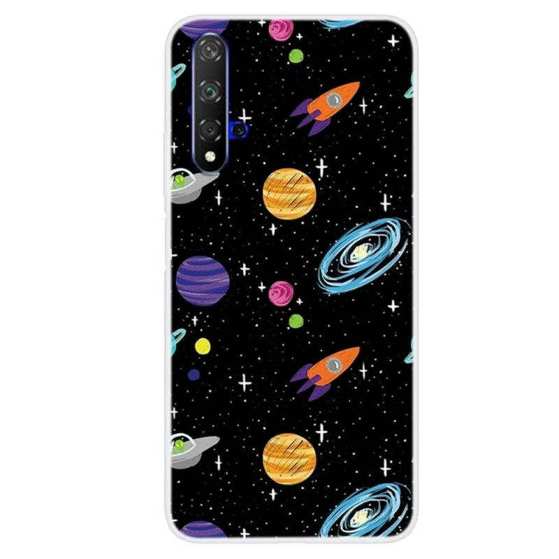 Case Hoesje Honor 20 Telefoonhoesje Sterrenstelsel Planeet