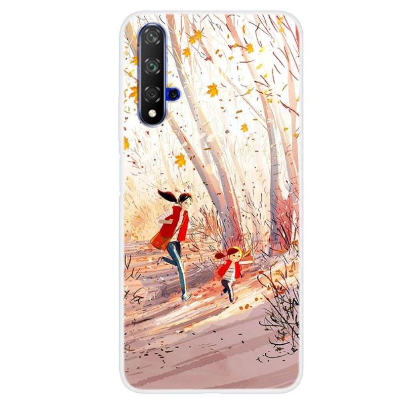 Cover Hoesje Honor 20 Telefoonhoesje Herfstlandschap