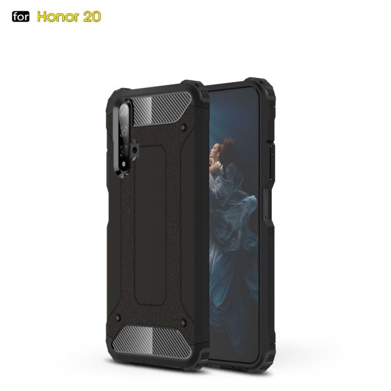 Hoesje voor Honor 20 Wit Zwart Overlevende