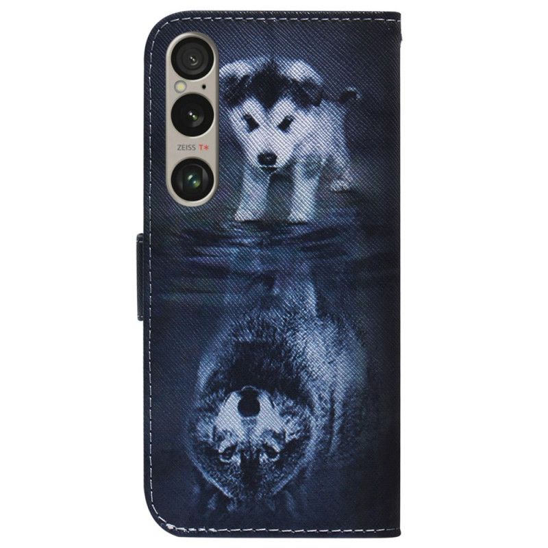 Leren Hoesje Voor Sony Xperia 1 Vi Puppydroom