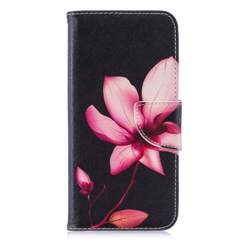 Bescherming Hoesje Honor 10 Lite Telefoonhoesje Roze Bloem