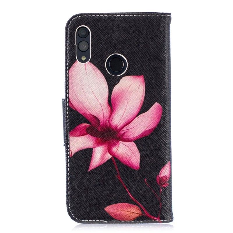 Bescherming Hoesje Honor 10 Lite Telefoonhoesje Roze Bloem