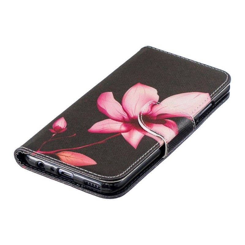 Bescherming Hoesje Honor 10 Lite Telefoonhoesje Roze Bloem