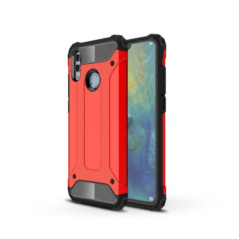 Hoesje Honor 10 Lite Rood Zwart Overlevende