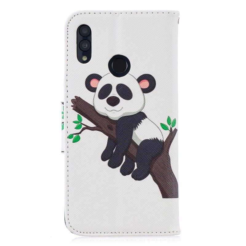 Leren Hoesje Honor 10 Lite Luie Panda