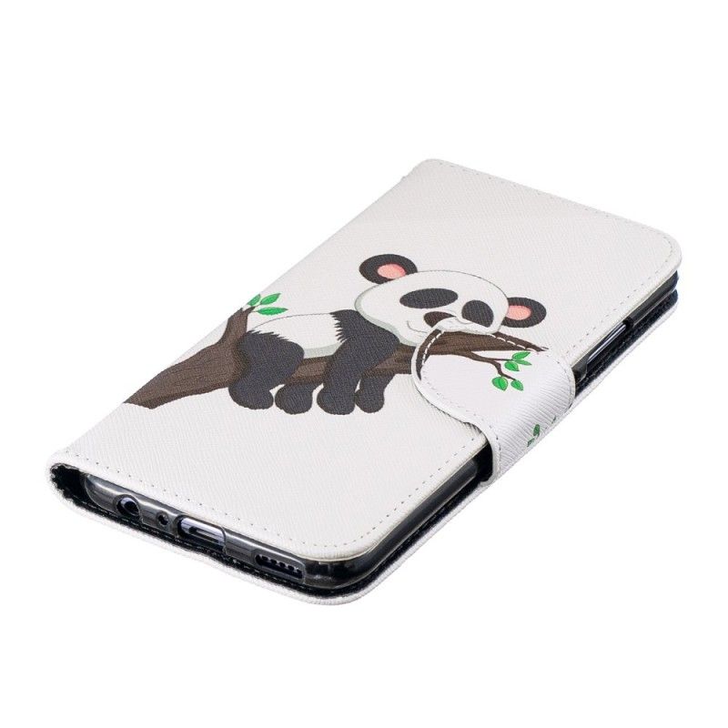 Leren Hoesje Honor 10 Lite Luie Panda