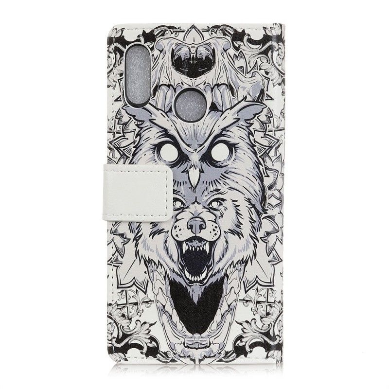 Leren Hoesje Honor 10 Lite Woeste Dieren