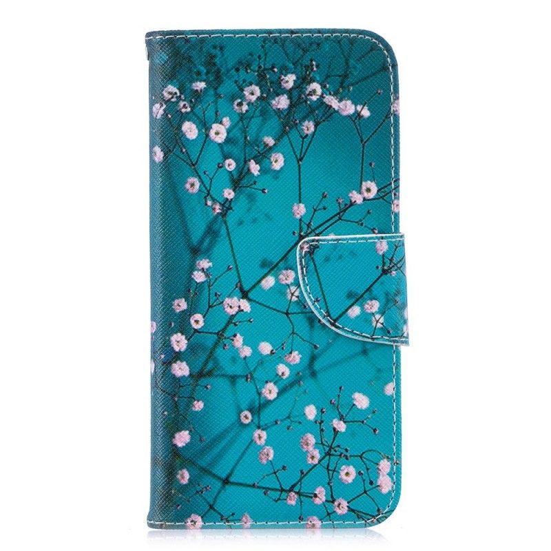 Leren Hoesje voor Honor 10 Lite Bloeiende Boom